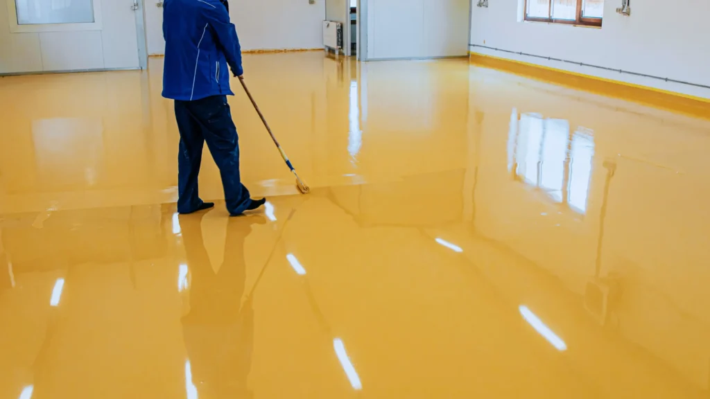 epoxy floor painting